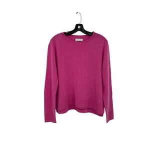 Rachel Zoe 100% 2 Ply Cashmere Sweater Pink Size Large